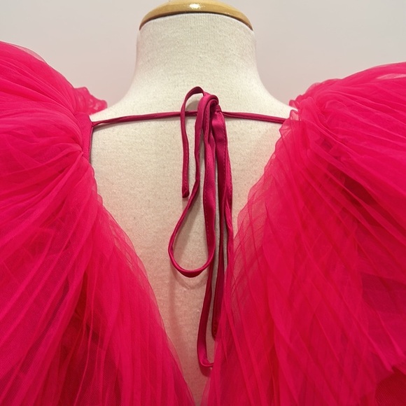 PINK TULLE ,NOVA LUXE ,MINI DRESS, SIZE LARGE,FULLY LINED, NWT - Picture 7 of 8
